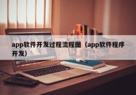 app软件开发过程流程图（app软件程序开发）